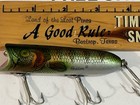 Vintage Heddon Lucky 13 Natural Pattern Rare Color Tough Color Tackle Box Find