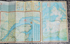 Vintage 1959 White Rose Canadian Oil Co  Road Map Excellent
