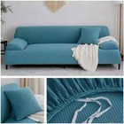 Elastic Sofacover Armchair Cover Corn Grid Fabric Slipcover Protector Home Decor