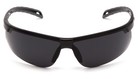 Pyramex Ever-lite Lightweight Safety Glasses Black Frame Dark Gray Anti-fog Lens