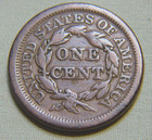 1851 Braided Hair Large Cent  United States Large Cent Lot 663