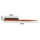 Professional Salon Teasing Back Hair Brushes Wood Slim Line Comb Hairbrush_w