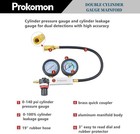 Gasoline Engine Leakdown Tester Kit Cylinder Pressure Leak Rate Test Set