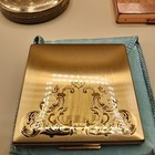 Vintage Compacts Face Powder Makeup Lot Of 8 Gold Tone 60s 70s