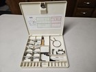 Vintage Original Bernina Record 930 Accessory Case Box Lots Of Presser Feet Foot
