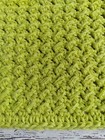 Set Of 3 Crochet Dish Cloths 100  Cotton Farmers Stitch Color Lime Green