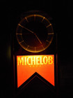 Rare Sharp Vintage Michelob Beer Electric Light Up Clock Sign Anheuser-busch