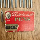 Lot Of 92 Vtg Esterbrook  461 Manifold Stainless Steel Pen Nibs Original Box Usa
