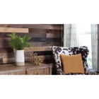 Weathered Wood Board 1 2 In  X 4 X 4 Ft  Reclaimed Rustic Barn Wall Panel 8-pcs 