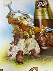 Schlitz Gopher It Beer Poster 18x24 Usa 1980s Vintage Man Cave - Great 