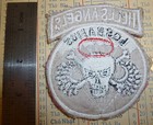 Patch - Hells Angels - Deaths Head Wings - 503rd Airborne - Vietnam War - M 338