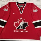 Vintage 2002 Nike Team Canada Mens Hockey Red Jersey Size 2xl Olympics Y2k