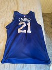 Joel Embiid Game Used Worn Practice Jersey 76ers Photo-matched Mears Fanatics