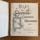 1887 Atlas Of Berrien County  Michigan   Rand Mcnally Maps Plat Book