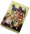 Chihuahua Playing Cards- Ruth Maystead Dog Artwork - New sealed - Deck Of 52