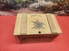 Vintage Budweiser  Anheuser-busch   Mini 6  Wooden Recipe Trinket Box