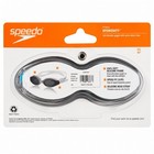 Speedo Hydrosity Fitness Swim Goggles Black Light Blue Strap New Sealed