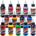 Millennium Tattoo Ink 14 Color Kit - Half Oz -  Quality   Vibrant Colors