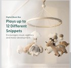 Nib Peanutshell Crib Mobile For Boys Or Girls - Wooden Musical Baby Crib