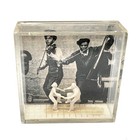 Vtg Artist Marc Cohen Signed Diorama Brooch Pin Artisan Retro Mixed Media Dance