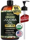 100  Pure Cold Pressed Organic Jojoba Oil For Hair  Skin   Face - 16 Oz