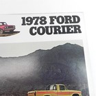 Vintage 1978 Ford Courier Pickup Trucks Dealership Sales Brochure Specifications