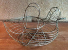 Duck Bird Wire Basket Storage Organizer Rustic Farmhouse Decor