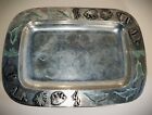 Scarce Vintage Robert Wyland Signed Collectible Seaworld Pewter Platter Wilton