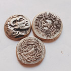 Lot Of 3 Ancient Roman Greek Bronze Silver Group Coins