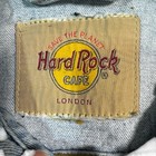 Vtg Hard Rock Cafe Denim Jacket London Size L Great 100  Cotton Amazing Shape