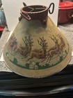 Noma Vintage Metal Christmas Tree Stand Santa Claus   Reindeer Graphics