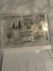 Stampin Up Happy Scenes Clear Stamp Set Christmas Winter