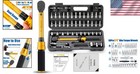Bike Torque Wrench Set 50pcs Micro Precision Click Portable Bicycle Tools