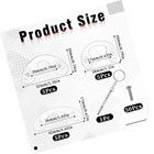 15 Pcs U-shaped Soft Silicone Eyeglass Nose Pads  Anti-slip Comfort Nose Guar   