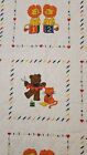 Vintage Abc Baby Quilt Hand Made Blanket Alphabet Animals 39x50