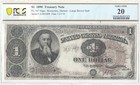1890  1 Treasury Note Fr-347 Pcgs Vf-20