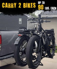 2 Bike Rack For Hitch 180lbs  Foldable Tilting E-bike Carrier For Suv Truck Rv 2