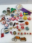 Vtg And Antique Lot Of Pins Pin Backs And Other Assorted Collectibles