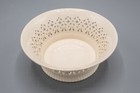 Ralph Lauren Dunham Pierced Fruit Bowl Basket Cream - 6  Dia - Free Usa Shipping