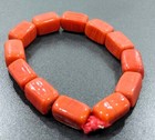 Original Coral Bead Bracelet   Igbo Benin Beaded African Jewelry