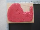 Stampabilities Gruffies All Warm   Furry Tea Bear Rubber Stamp