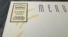 B  Vintage Budweiser Beer Paper Menu Insert Sheet 2-sided Bud Test St Louis Mo