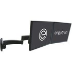 New Ergotron 45-231-200 Dual Monitor Arm Wall Mount Black