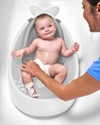 Infant Bath Tub 3 Stage Grow With Baby Smart Sling Moby Bathtub White Skip