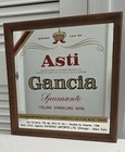Vintage Asti Gancia Spumante Bar Mirror 1980s Italian Sparkling Wine Sign 13 