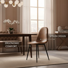 Homy Casa Dining Chairs Set Of 2 4 6 Upholstered Kitchen Chairs With Metal Legs