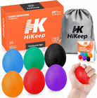 Hand Therapy Stress Balls    6 Pack Grip Exercise Balls For Adults  Rehab   Relief