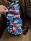 Speedo Teamster 25l Swim Backpack Swimming Bag - Blue red white Digital Camo