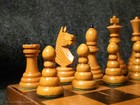 Polish Staunton Chess Set 3 5  King Cat-like Knights Folding Box Board