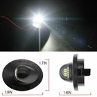 Led License Plate Lights Rear Tag Lamps White For Ford F150 F250 F350 1990-2014